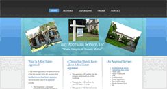 Desktop Screenshot of bayappraisalservicetc.com